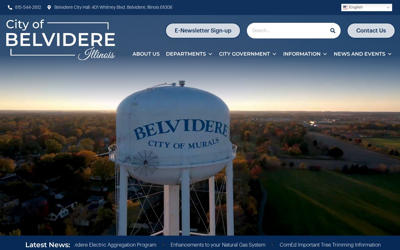 Belvidere criminal records City Hall request route